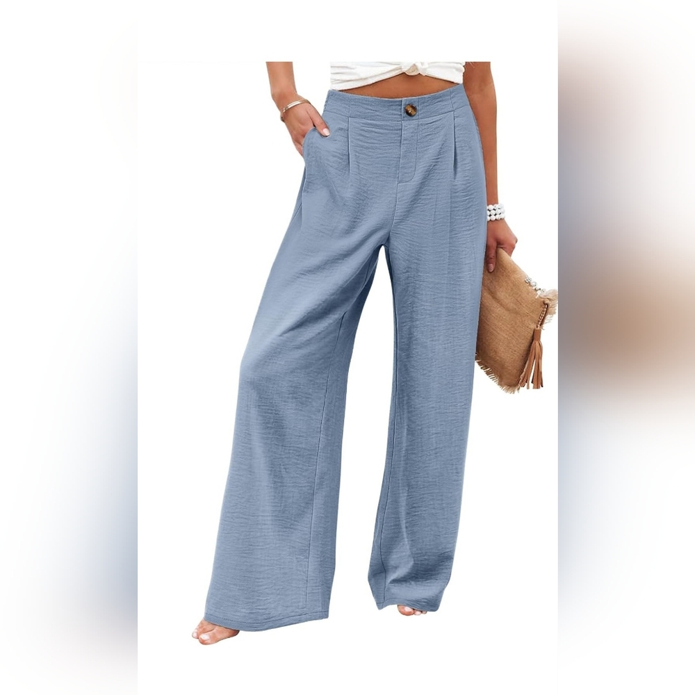 Wide leg trousers
